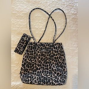 Nine West handbag leopard print